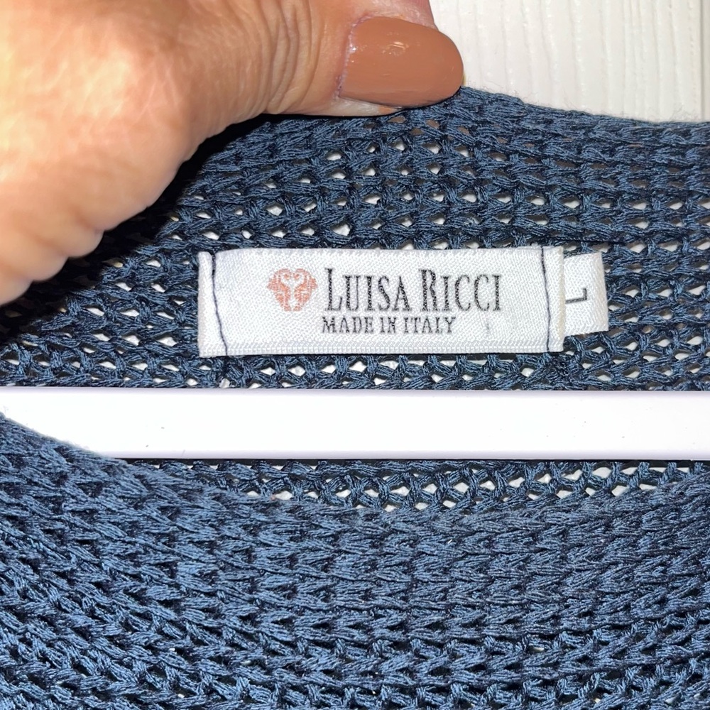 Luisa Ricci Made In Italy Lightweight Knit Sweater - Picture 10 of 11